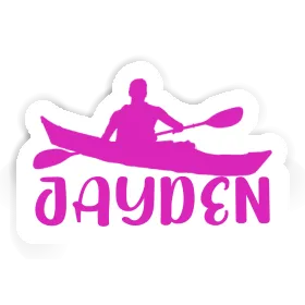 Jayden Sticker Kayaker Image