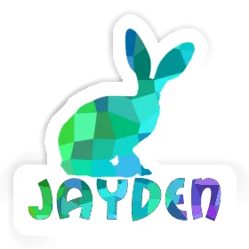 Rabbit Sticker Jayden Image