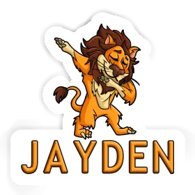 Sticker Dabbing Lion Jayden Image