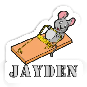 Fitness Mouse Sticker Jayden Image