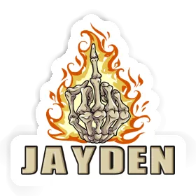 Jayden Sticker Middlefinger Image