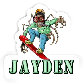 Sticker Snowboarder Jayden Image