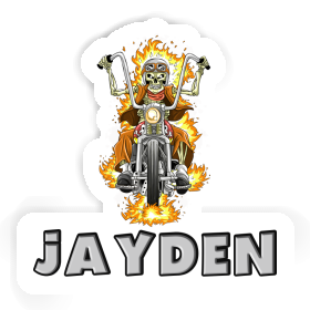 Jayden Sticker Motorcycle Rider Image