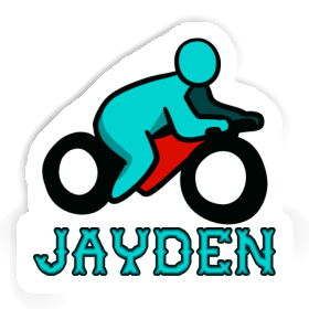 Sticker Motorbike Driver Jayden Image