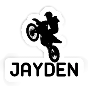 Motocross Jumper Sticker Jayden Image