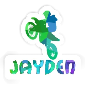 Sticker Jayden Motocross Rider Image