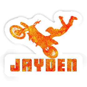 Motocross Rider Sticker Jayden Image