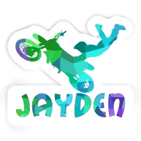 Jayden Sticker Motocross Rider Image