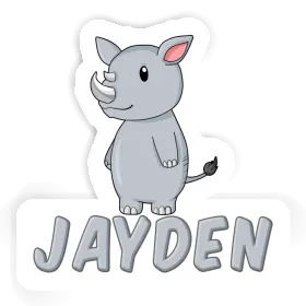 Jayden Sticker Rhino Image