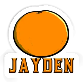 Autocollant Jayden Orange Image