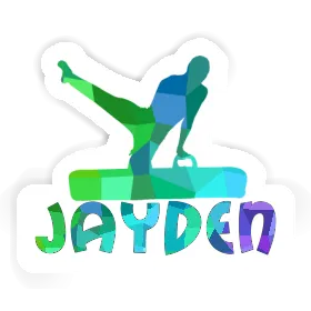 Gymnast Sticker Jayden Image