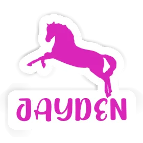 Sticker Jayden Horse Image