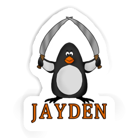 Sticker Fighting Penguin Jayden Image