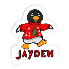 Jayden Sticker Christmas Penguin Image