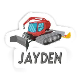 Sticker Jayden Snow Groomer Image