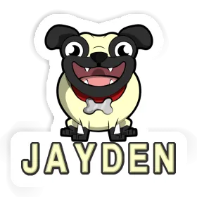 Jayden Sticker Pug Image