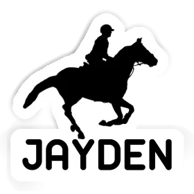 Sticker Jayden Horse Rider Image