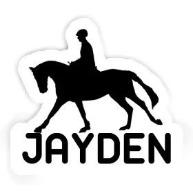 Jayden Sticker Horse Rider Image