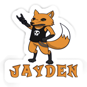 Sticker Jayden Rocker Fox Image