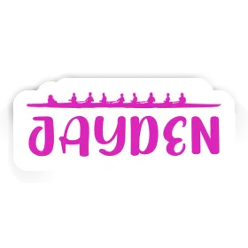 Jayden Sticker Rowboat Image