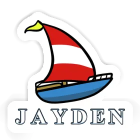 Sticker Sailboat Jayden Image