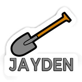 Sticker Jayden Shovel Image