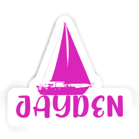 Jayden Sticker Sailboat Image