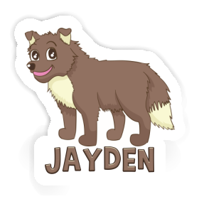 Chien de berger Autocollant Jayden Image