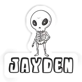 Jayden Sticker Alien Image