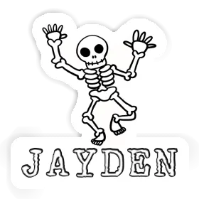 Skull Sticker Jayden Image