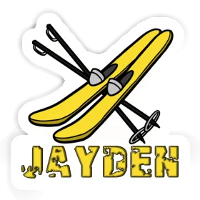 Ski Sticker Jayden Image