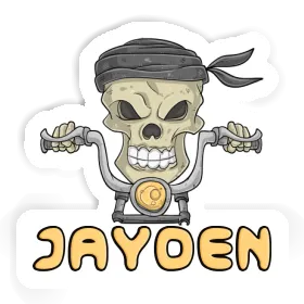 Sticker Motorbike Rider Jayden Image