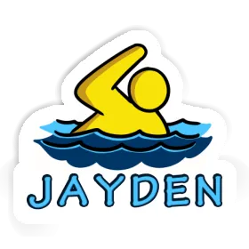 Jayden Sticker Swimmer Image