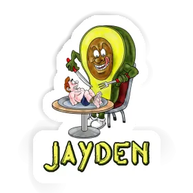 Sticker Avocado Jayden Image