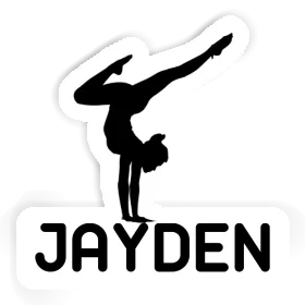 Sticker Jayden Yoga Woman Image