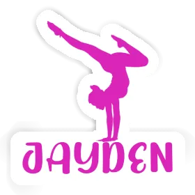 Sticker Jayden Yoga Woman Image