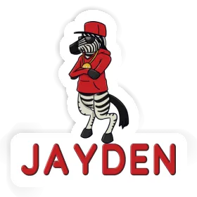 Sticker Jayden Zebra Image