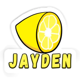 Jayden Autocollant Citron Image