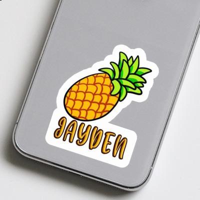 Aufkleber Ananas Jayden Laptop Image