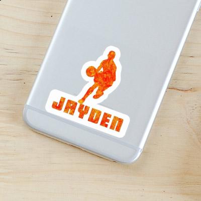 Basketballspieler Sticker Jayden Notebook Image