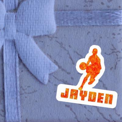 Jayden Sticker Basketball Player Image