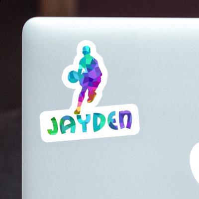 Jayden Sticker Basketball Player Image