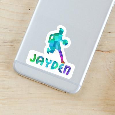 Sticker Jayden Basketballspielerin Notebook Image