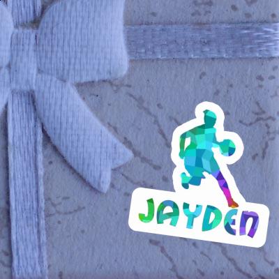 Jayden Sticker Basketball Player Laptop Image