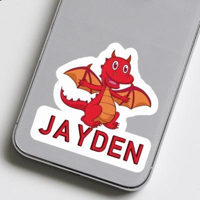 Sticker Jayden Dragon Notebook Image