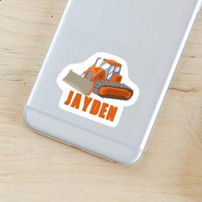 Excavator Sticker Jayden Image