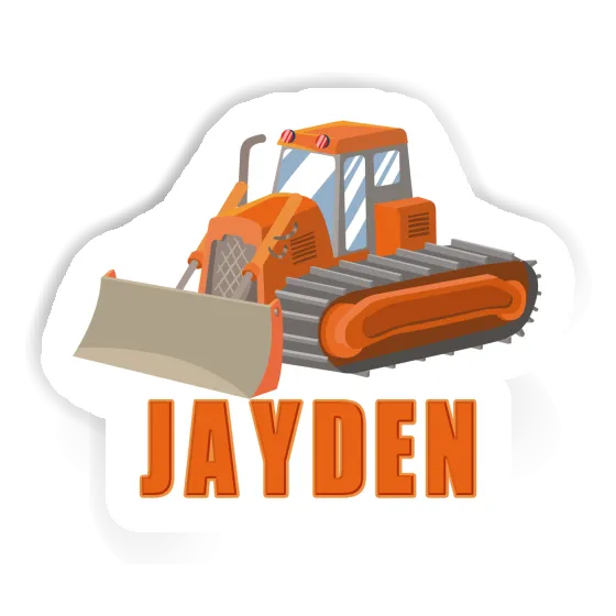 Excavator Sticker Jayden Laptop Image