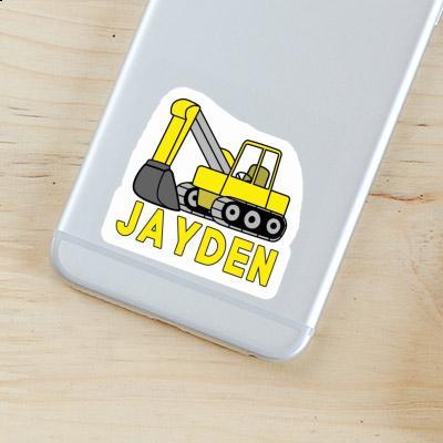 Sticker Excavator Jayden Gift package Image