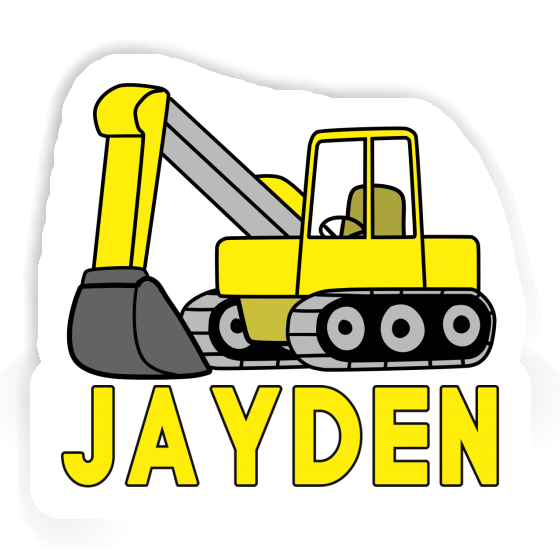 Sticker Excavator Jayden Laptop Image