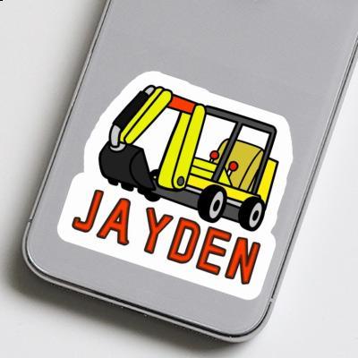 Sticker Jayden Mini-Excavator Laptop Image